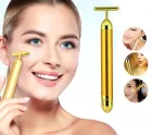 Іонний вібромасажер для обличчя Energy Beauty Bar REVOSKIN Gold