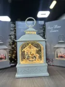 Різдвяна ніч Новорічний музичний ліхтар нічник з підсвічуванням Xmas 24072D