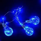 Холодний білий Гірлянда RD-9008 лампа Едісона 75 LED 3,2 м Мікс RGB