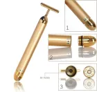 Іонний вібромасажер для обличчя Energy Beauty Bar REVOSKIN Gold