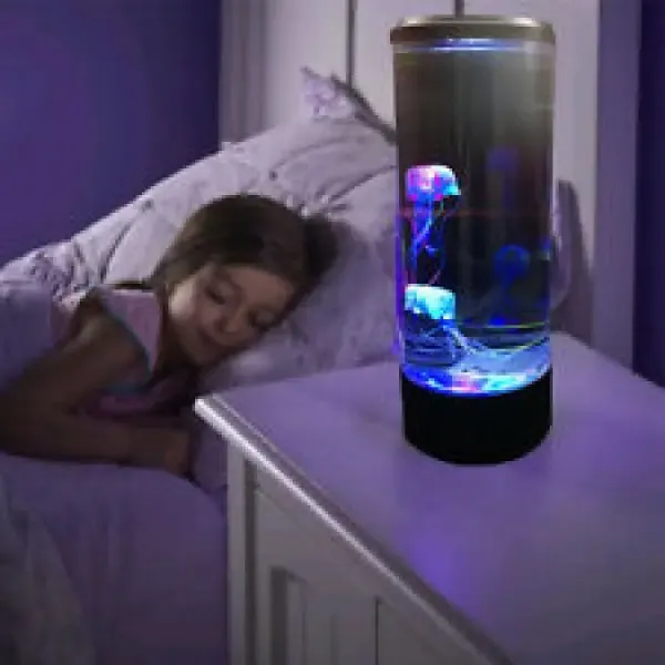 Лампа - нічник зі світлодіодними медузами ZmX LED Jellyfish Mood Lamp Приліжковий світлодіодний настільний