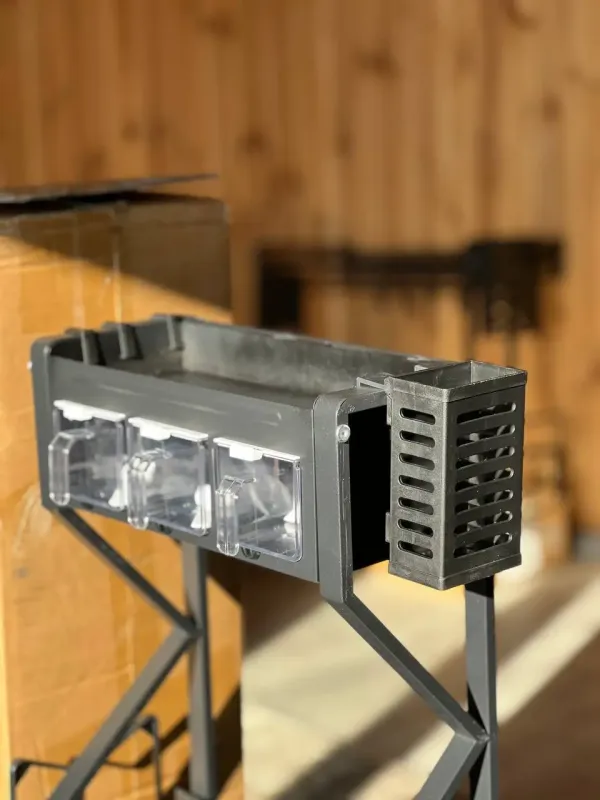 Органайзер для приправ kitchenware AND-2, двоярусна стійка для посуду + спецівниця, багатофункціональна сушарка посуду та спецій, містка полиця для спецій з кухонними шафами