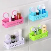 Полиця на присосках прямокутна для ванної Bathroom Shelves (WO-16)