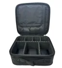 Чорна Органайзер бокс бьюті кейс косметичка валіза сумка для зберігання косметики та приладдя 26х23х10 см