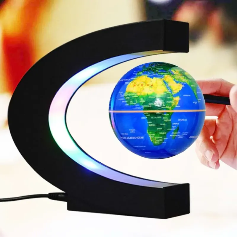 Глобус, що обертається в невагомості Globe Star з підсвічуванням