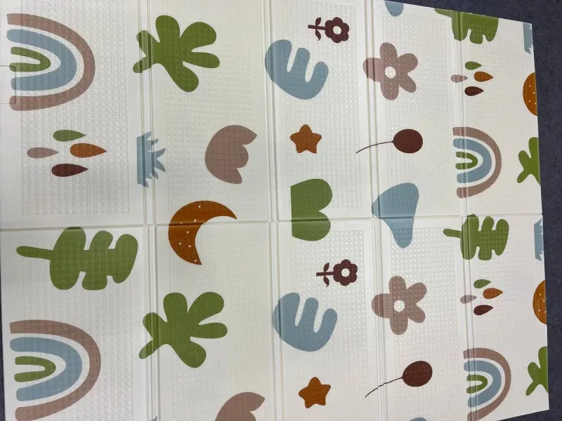 Ростомір/Листочки Дитячий розвиваючий двосторонній термо килимок 180*150