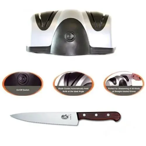 Подвійна електрична точилка Lucky Home Electric Knife Sharpener