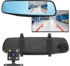 Автомобільний реєстратор-дзеркало Blaсkbox DVR AK47 з камерою заднього виду