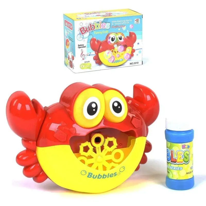 Іграшка для ванни Музичний краб Bubble crab з піноутворювачем