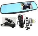 Автомобільний реєстратор-дзеркало Blaсkbox DVR AK47 з камерою заднього виду