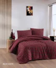 Білий з червоним Тепла постільна білизна / байкова євро розміру фланель 100%-бавовна Туреччина Cotton Collection