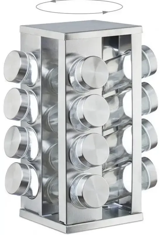 Карусель для спецій Spice carousel 16 відсіків, підставка для спецій, баночки для спецій, набір для спецій