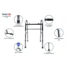 Ходунки для пересування 2 в 1 сталеві універсальні MED1-N27