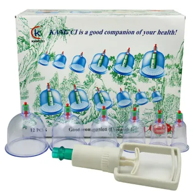 Вакуумні банки 12 штук у комплекті антицелюлітні