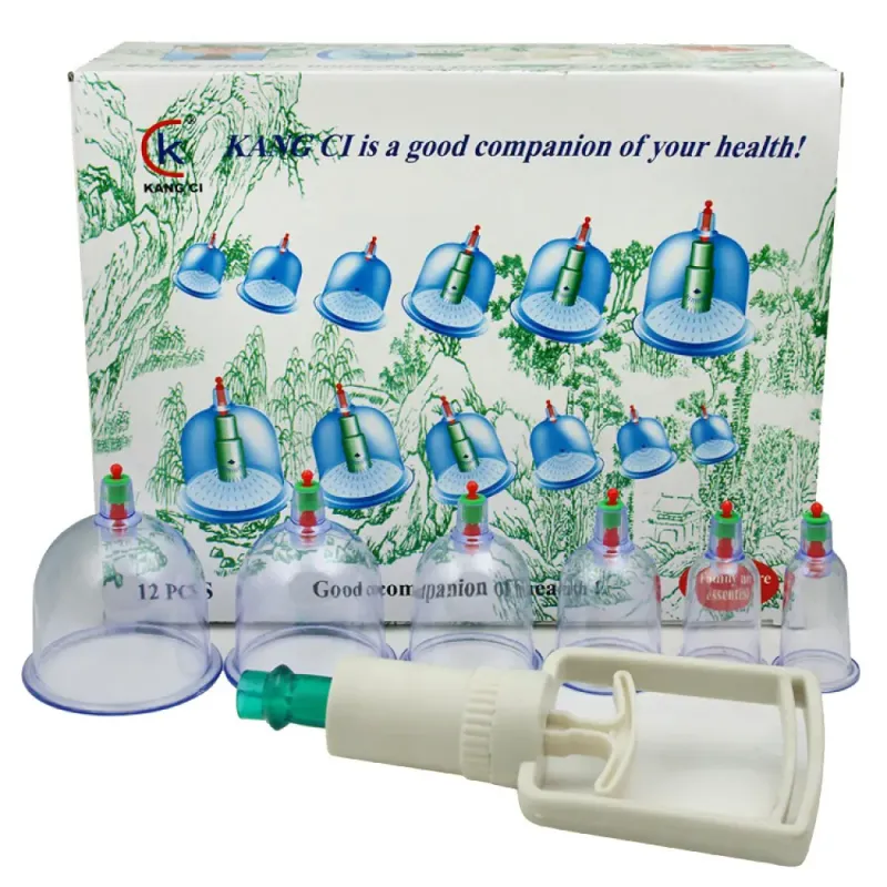 Вакуумні банки 12 штук у комплекті антицелюлітні