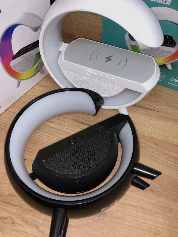 Розумний світильник/Нічник з бездротовою зарядкою для телефону/Bluetooth-колонка