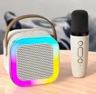 Міні-дитяче караоке K12 з 1 бездротовим мікрофоном, портативними бездротовими динаміками зі стерео басами