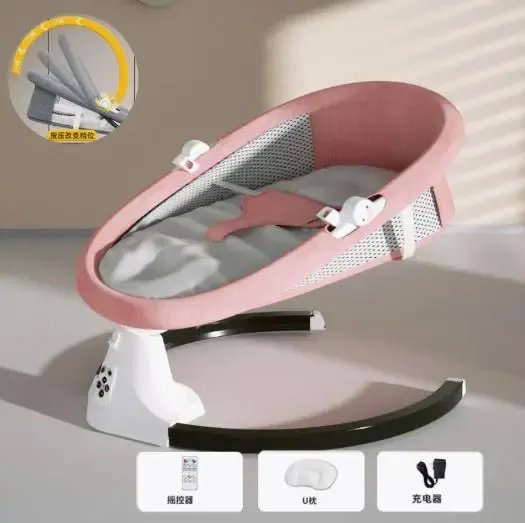 Заспокійливе крісло-гойдалка/колисковий шезлонг WX-088A