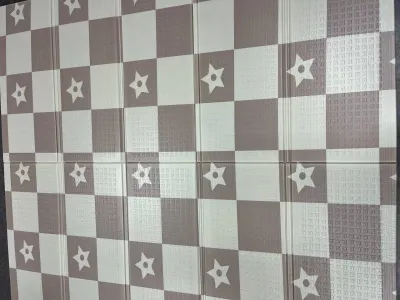 Зірки/Звірята Дитячий двосторонній термо килимок 180*200 в сумці