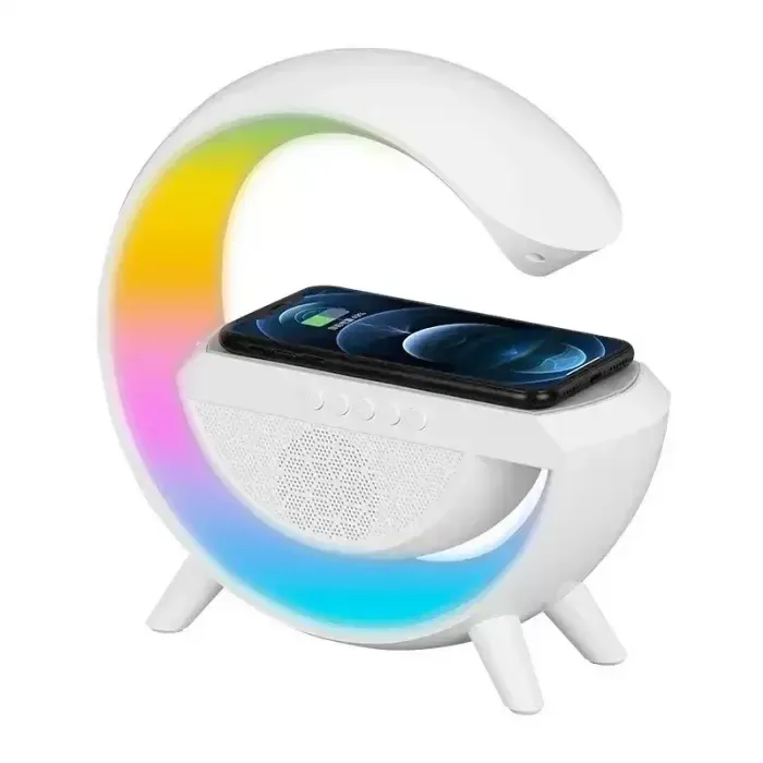 Розумний світильник/Нічник з бездротовою зарядкою для телефону/Bluetooth-колонка