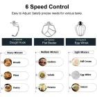 Червоний Кухонний тестоміс міксер 4в1 3500 Вт на 7 літрів Zepline з нержавіючої сталі ZP-137