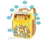 Дитячий електронний сейф-скарбничка SUNROZ Рюкзак Bambi WF-3008CX Ugly Duckling