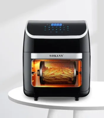 Аерофритниця аерогриль електричний на 14  літрів SOKANY із захистом від перегріву