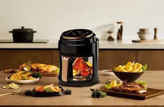 Аерофритюрниця безмасляна сенсорна на 6л Gold Diamond TK9905 3200Вт