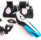 Акумуляторна машинка бритва та триммер в одному USB зарядку з індикатором + підставка