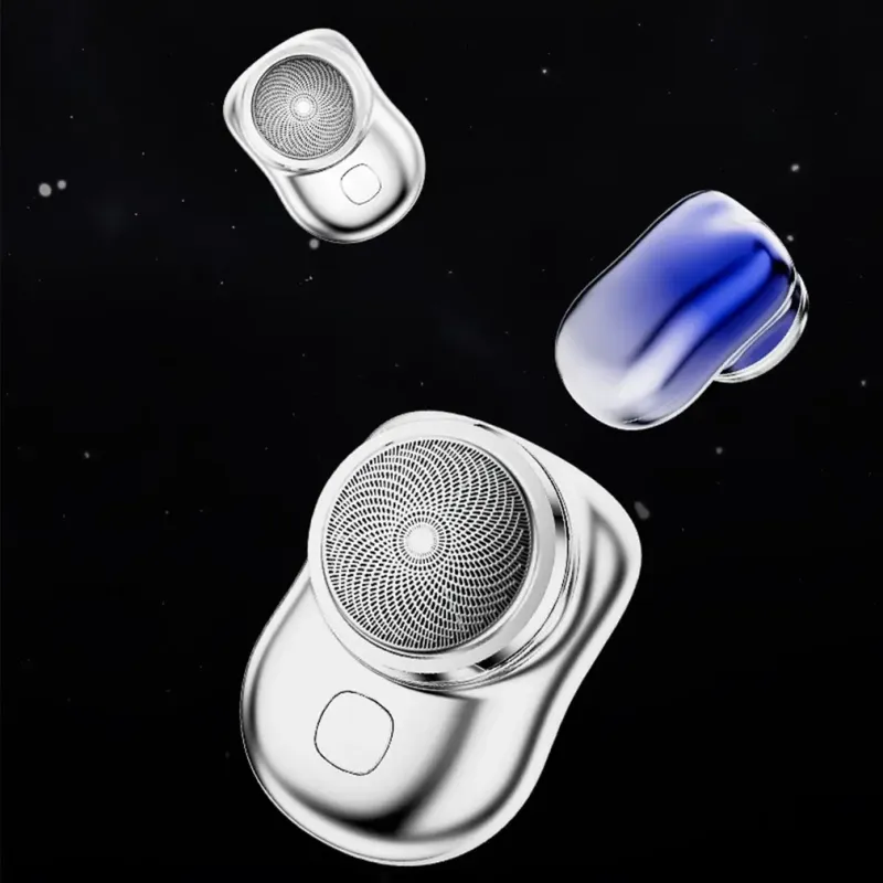 Акумуляторна міні бритва Ckeyin 10P електробритва бездротова роторна, для чоловіків, дорожня