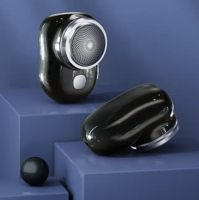 Акумуляторна міні бритва Ckeyin 10P електробритва бездротова роторна, для чоловіків, дорожня