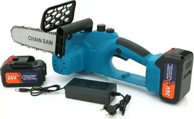 Акумуляторна пилка 12 дюймів 48V 6Ah/2500 Вт/2 акумулятори з автоматичним мастилом