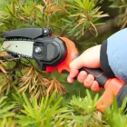 Акумуляторна ланцюгова міні пила 4дюйма 24Vf для обрізання дерев та розпилу дров