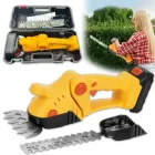 Акумуляторні ножиці-кущорізи на 24Вт з 2 насадками для догляду за садом в кейсі