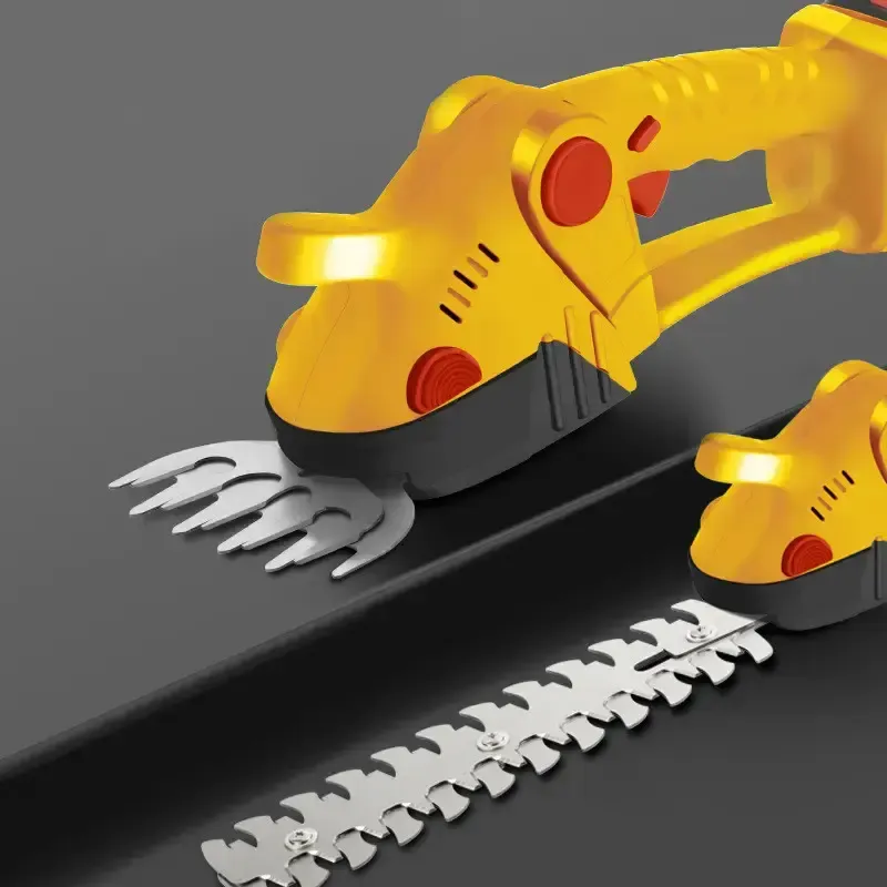 Акумуляторні ножиці-кущорізи на 24Вт з 2 насадками для догляду за садом в кейсі