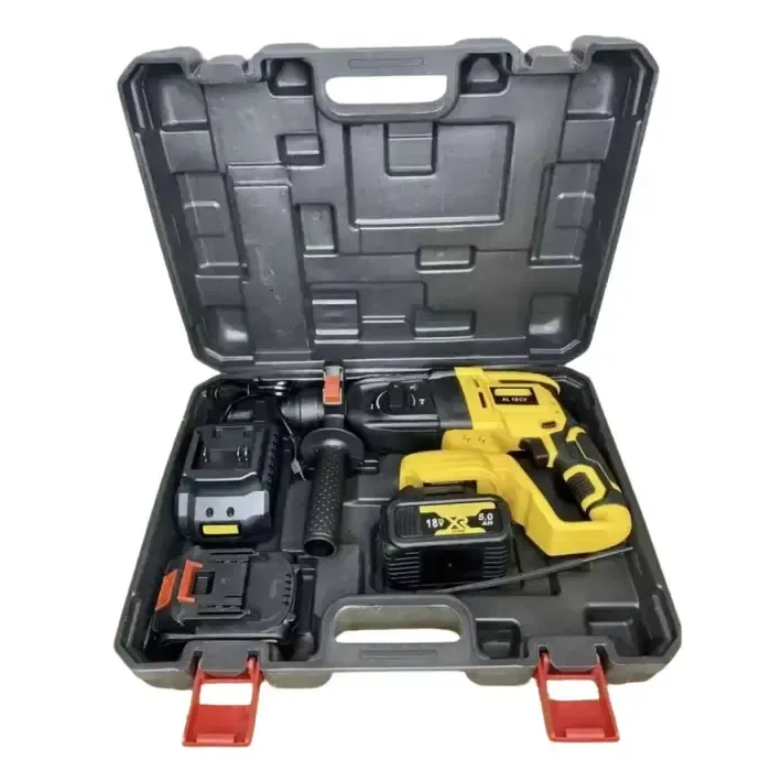 Акумуляторний безщітковий перфоратор із двома акумуляторами 18V 5Ah в кейсі ударний PD2A-18-M2