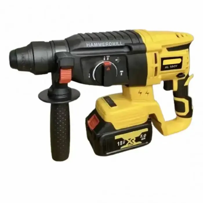 Акумуляторний безщітковий перфоратор із двома акумуляторами 18V 5Ah в кейсі ударний PD2A-18-M2