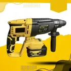 Акумуляторний безщітковий перфоратор із двома акумуляторами 18V 5Ah в кейсі ударний PD2A-18-M2