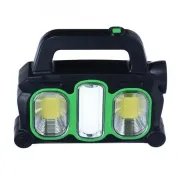 Акумуляторний LED ліхтар прожектор із сонячною панеллю USB вихід знімні Hurry Bolt HB-6169