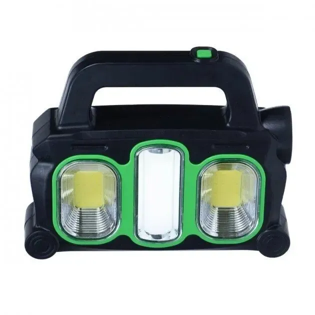 Акумуляторний LED ліхтар прожектор із сонячною панеллю USB вихід знімні Hurry Bolt HB-6169