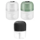 Акумуляторний міні подрібнювач для продуктів 250мл, з USB / Кухонний міні блендер для овочів