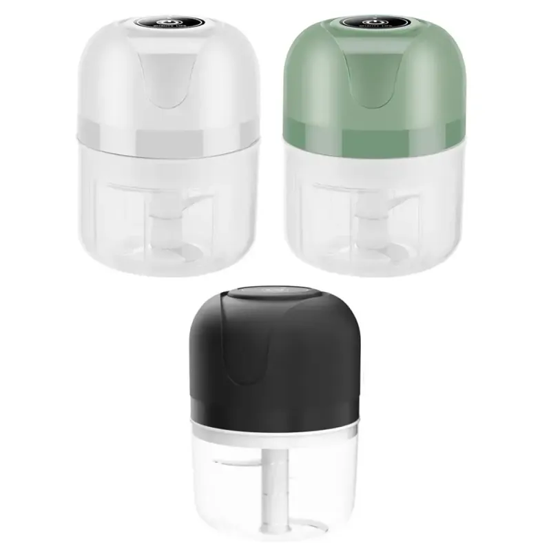Акумуляторний міні подрібнювач для продуктів 250мл, з USB / Кухонний міні блендер для овочів