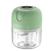 Акумуляторний міні подрібнювач для продуктів 250мл, з USB / Кухонний міні блендер для овочів