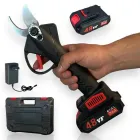 Акумуляторний садовий секатор 48V, електросекатор, акумуляторні садові ножиці в кейсі 2 акб