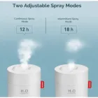 Зволожувач повітря H2O 2000мАч, 450мл, білий