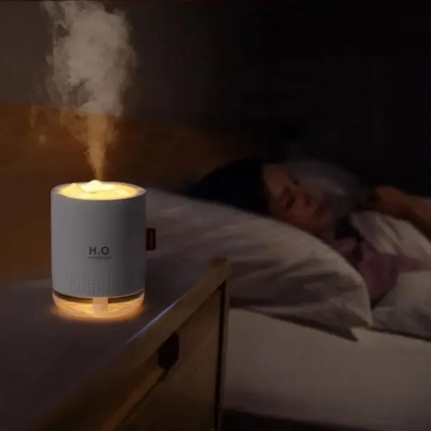 Зволожувач повітря H2O 2000мАч, 450мл, білий