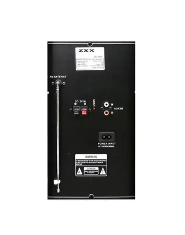 Акустична система ZXX-9393, динаміки 15”, 2 радіомікрофони