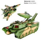 Армійський танк іграшка музичний танк літак 2 в 1
