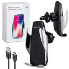 Автомобільний тримач із бездротовою зарядкою SMART SENSOR S5