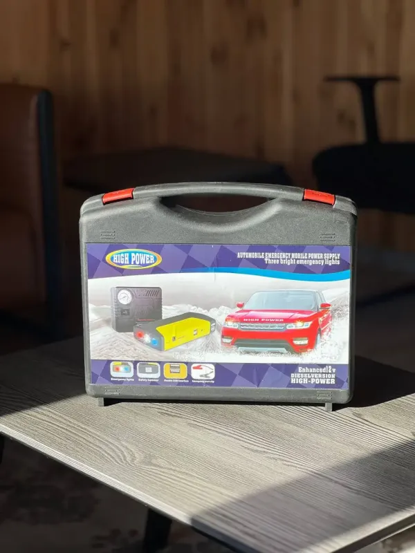 Автомобільний зарядний пристрій 50800 мАг із компресором 10 бар, EQUUS / Пусковий пристрій для авто